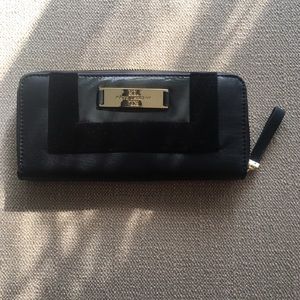 *Kate Landry black leather wallet
